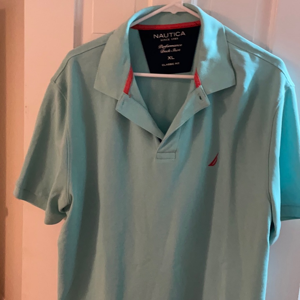 Light blue Nautica polo